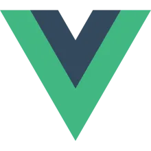 Vue.js logo.